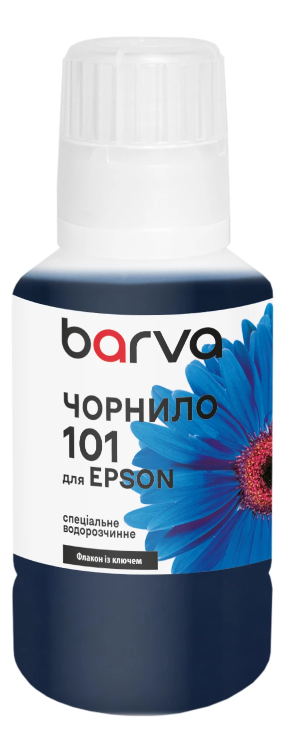 Чернила для Epson 101 C специальные 140 мл, OneKey, водорастворимые, голубые Barva (E101-604e)