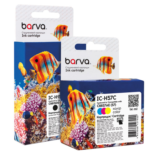 Струменеві картриджі для HP